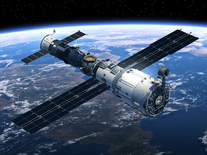 La station orbitale Chinoise Tiangong en orbitre.