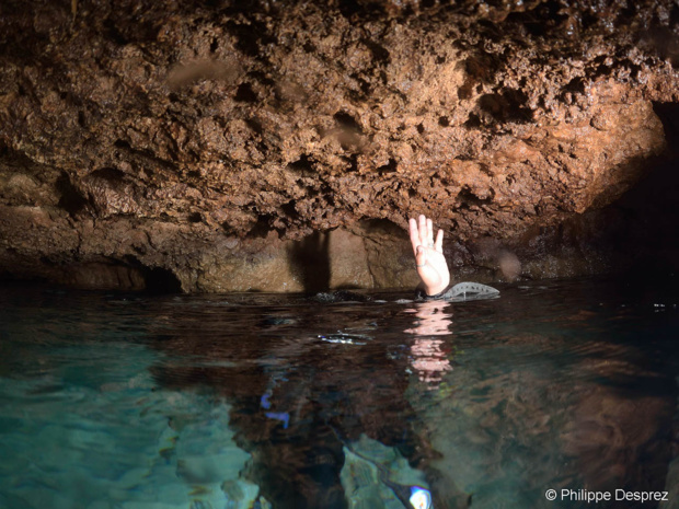 La Grotte posséde plusieurs poches d'air.