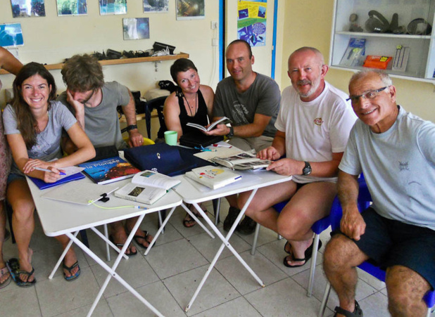 Second stage 2012 de biologie sous-marine.