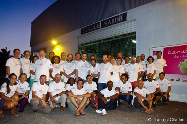 Les participants à  la Mission Karubenthos 2012 en Guadeloupe. Les participants à  la Mission Karubenthos 2012 en Guadeloupe.