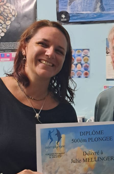 Julie, plongeuse Bio
