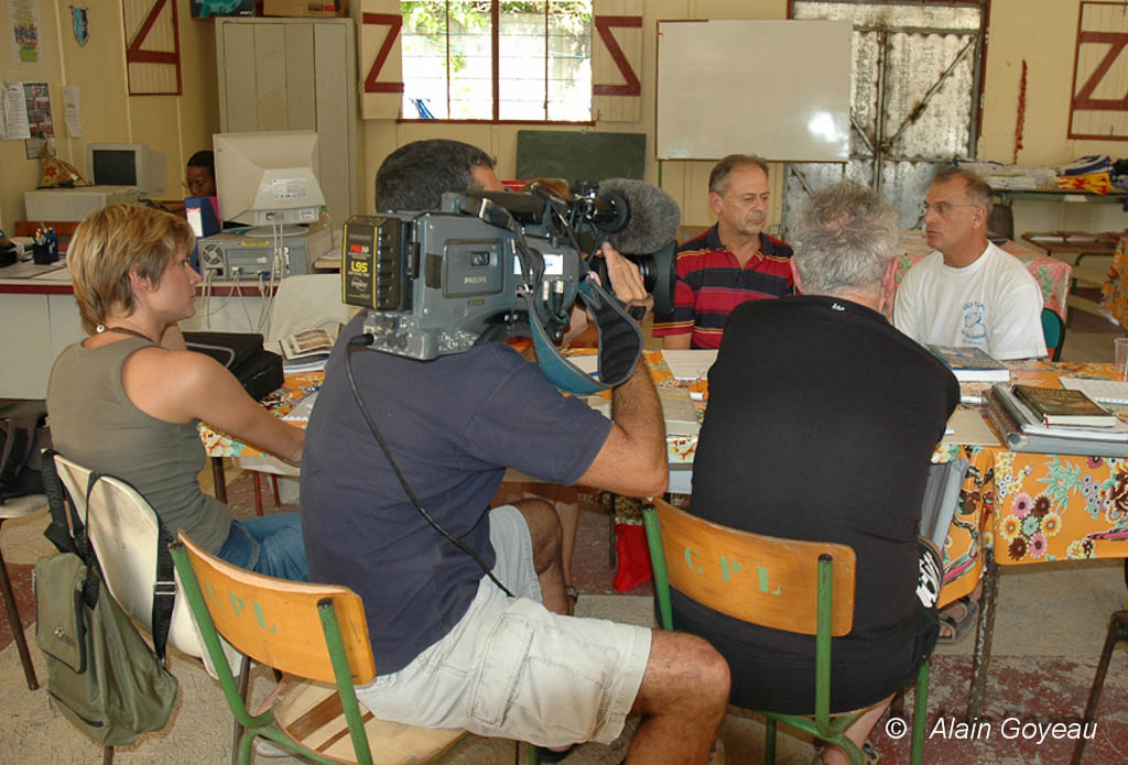 Reportage télévisé sur la Biologie sous-marine au centre Eden Plongée.