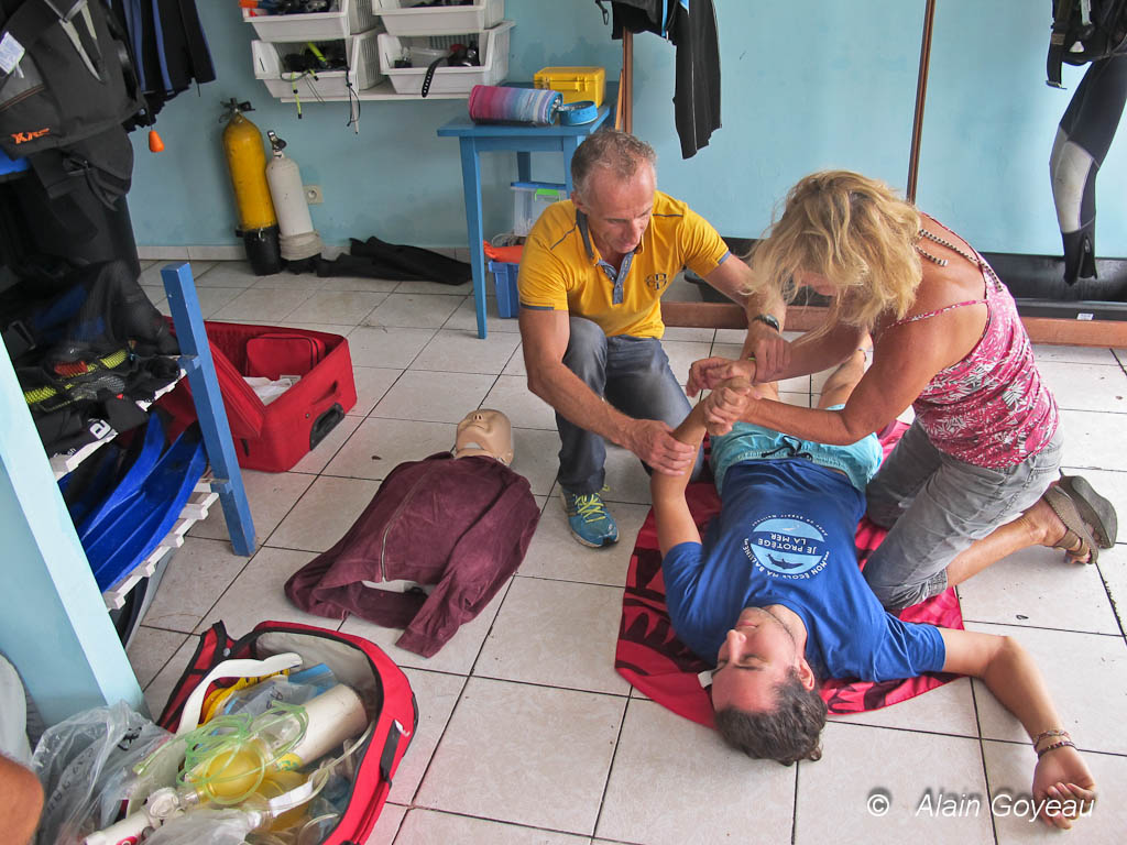 Formation RIFAP. Mise en PLS de l'accidenté.