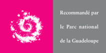 Le logo "Recommandé par le Parc National de Guadeloupe". Le logo "Recommandé par le Parc National de Guadeloupe".