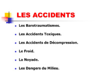 Accidents Niveau 2
