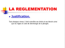 Réglementation Niveau 2.