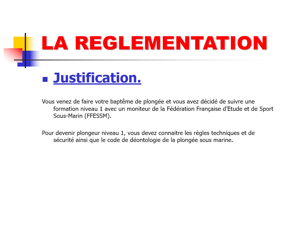 Réglementation N1