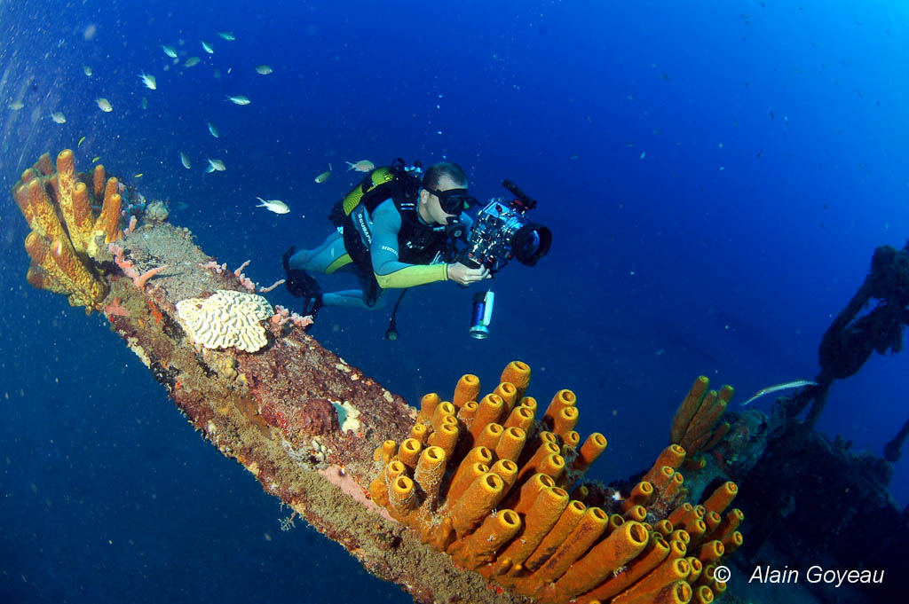 La photographie sous-marine est l'une des activités proposées par eden Plongée en Guadeloupe.